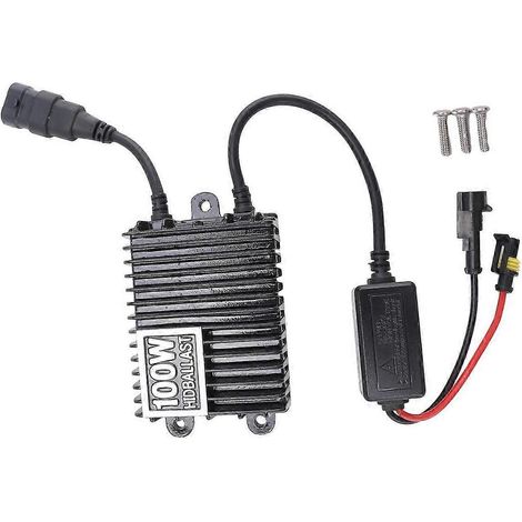 Balasto HID de 12 V y 100 W de repuesto para luces de xenón, arranque rápido y ultradelgado.