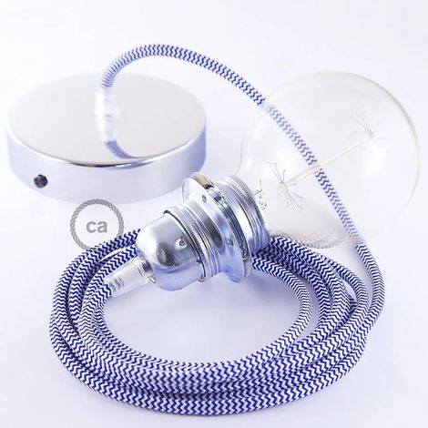 Lampada sospensione Creative Cables rz12 zigzag 105W 50cm (1/3)
