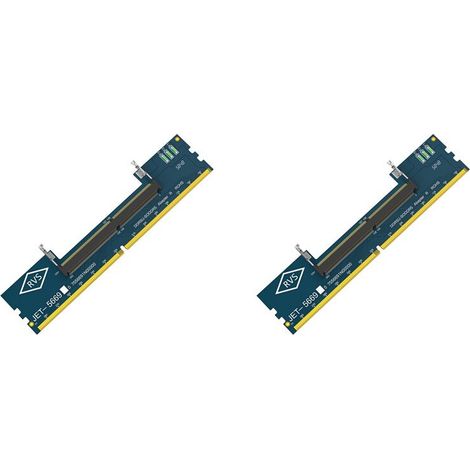 Geeignet für 2x DDR5-Speicheradapterkarten, zur Umwandlung von Laptop- in Desktop-Speicher, DDR5-Konverter, SO DDR5 zu DDR5 U-DIMM (1/3)