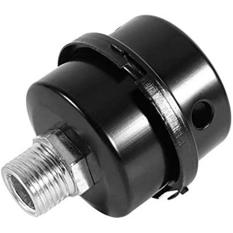Filtre Silencieux pour Compresseur d'Air,Silencieux filetés Filtres à air Silencieux pour connecteurs de compresseur sans huile(1/2" Filetage 20mm)