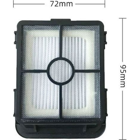 Brosse Rouleau Filtre Compatible - Absorption poils animaux efficace Améliore puissance aspiration - Bissell Crosswave (1/3)