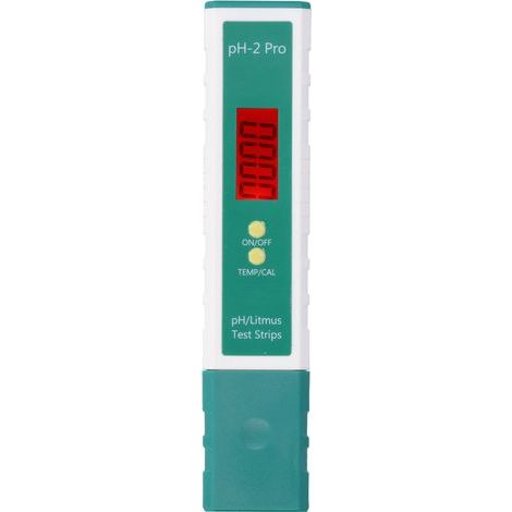 Stylo testeur de PH numérique avec bandelette de test et thermomètre pour l'eau potable de la piscine (1/5)