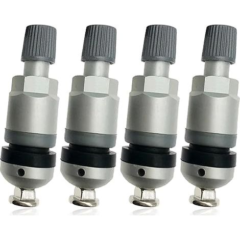 Système de surveillance de la pression des pneus, 4 tiges de valve de capteur de pression des pneus TPMS, kit de réparation de capteur de surveillance de la pression des pneus, système de surveillance