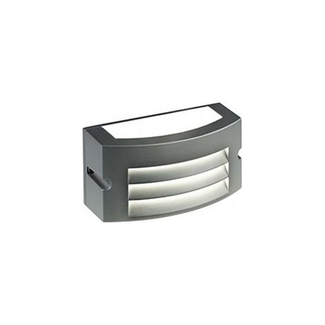 Applique Esterno Alluminio Grigio Led 10 W 700 Lm 3000K Kube (1/4)