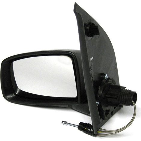 Specchietto retrovisore esterno sinistro manuale NERO per Fiat Panda II 03-12 (1/2)