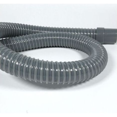 90°-Flexibler Ablaufschlauch – 45 x 32 mm für Wasserhahnanschluss – Hergestellt aus recyceltem Kunststoff – Grau (1/5)