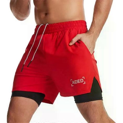 Short homme (1 pièce) - Grande liberté de mouvement, indéformable, coupe ajustée avec précision, doux et confortable, respirant et absorbant la transpiration (1/4)