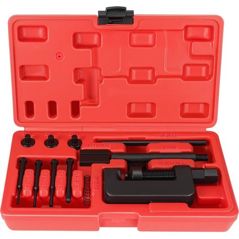 13 Pcs Motorcycle Chain Breaker Kit Universal Motorcycle Tool Kit Chain Splitter Riveter (1/5)