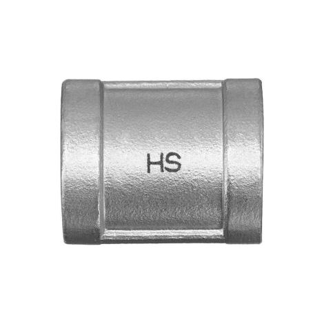 Manchon en acier inoxydable Hermann Schmidt 3/4&quot filetage intérieur/filetage intérieur