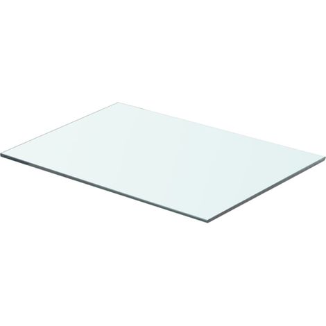 Panneau pour étagère Verre transparent 50x30 (1/2)