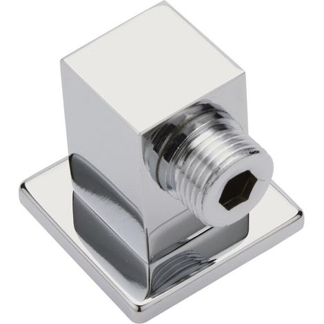 Raccord Coudé Carré pour Flexible Douchette (1/4)