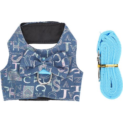 Gilet pour animaux de compagnie, sangle de poitrine, harnais pour petits animaux, lapin, Hamster, RopeL (1/5)