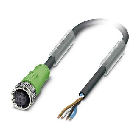 Phoenix Contact SAC 4P cable negro 10m PVC M12 hembra
