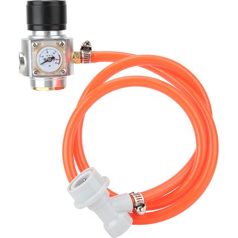 CO2-Gasregler-Set mit Schlauch für Bier- und Limonadenfässer, Heimbrauen