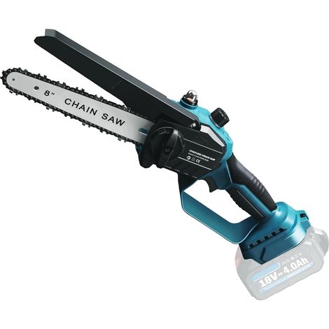 20-cm-Mini-Akku-Kettensäge für Makita 18 V, bürstenlos, Druckschmierung, werkzeuglose Kettenspannung, ohne Akku (1/5)