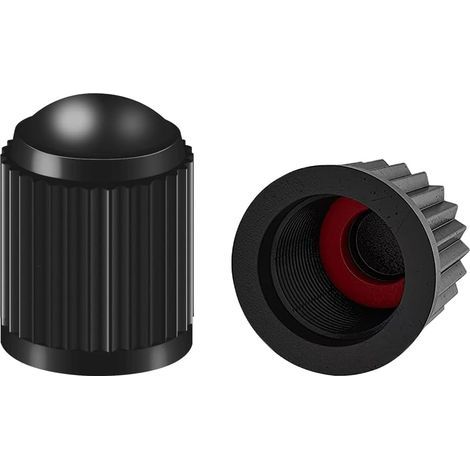 30 tapones de plástico para válvulas de neumáticos, tapones para válvulas de coche, tapones para neumáticos con junta tórica de goma, accesorio para neumáticos de SUV, bicicletas, camiones y motocicle (1/5)