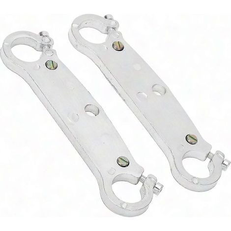 Fourche avant complète 22mm/0.87in té inversé remplacement pour mini moto cross 47cc 49cc, paire de tubes de suspension moto tout-terrain. (1/2)