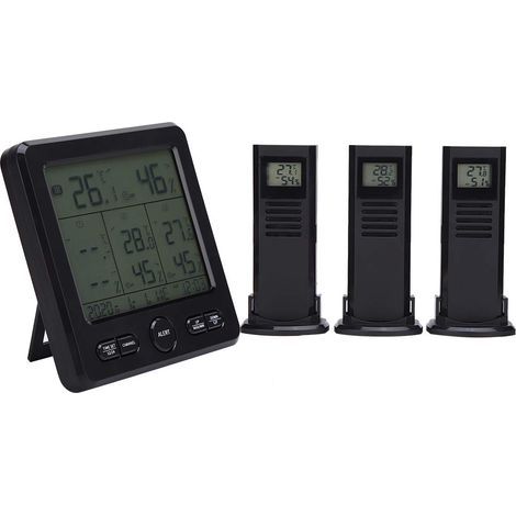 Station météo, capteur météo numérique, chargement USB sans fil avec émetteur sans fil pour mesure de température outil de mesure mesure d'humidité (1/5)