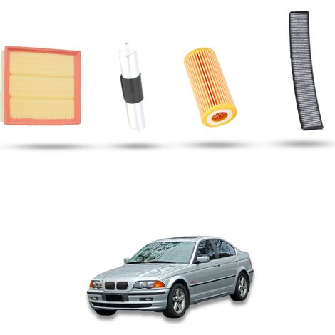 Kit Tagliando 4 filtri compatibile con BMW Serie 3 (E46) 320i ci 110kw dal 1998 (1/5)