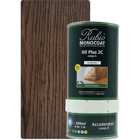 Oil Plus 2C - Huile Monocouche - 1,3 L - Charcoal