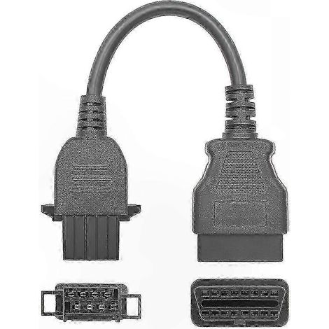 8-poliges Buchse-auf-OBDII-Buchse-Adapterkabel für LKWs (1/4)
