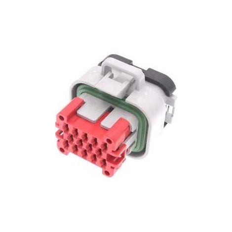 Connettore AmpSeal maschio porta femmina 14 vie grigio