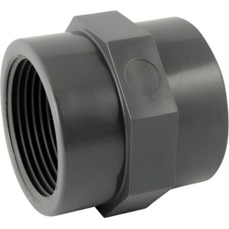 PVC-Druckverschraubung - PVC-Druckhülse zum Aufschrauben FF 1 1/2"