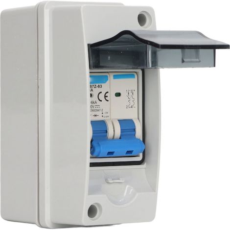 DC 3A 1000V Trennschalter, IP65 wasserdichter Miniatur-Leistungsschalter, Solarverteilerkasten für Photovoltaikmodule (1/5)