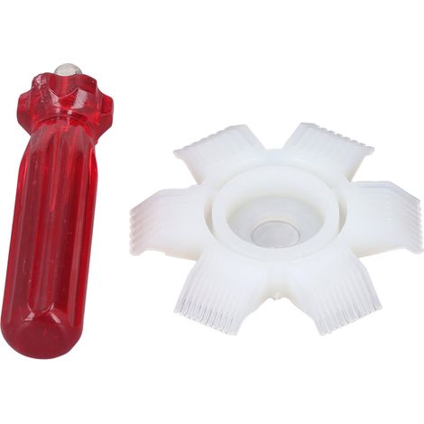 Redresseur d'ailettes de condenseur de climatiseur 6 en 1, peigne à ailettes, outil de nettoyage (1/5)