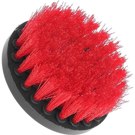 Brosse de nettoyage Bohr 25-26, accessoire de brosse souple pour perceuse, pour le nettoyage de tapis, cuir et tissus d'ameublement accessoire de rechange pour foret, brosse souple (1/4)