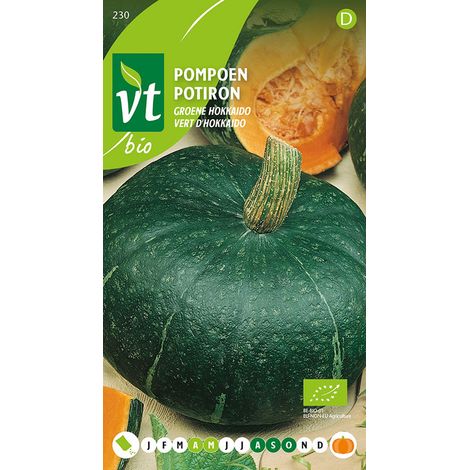 Bio Potiron Vert Hokkaido - Ca. 2.5 gr (Livraison Gratuite) (1/2)