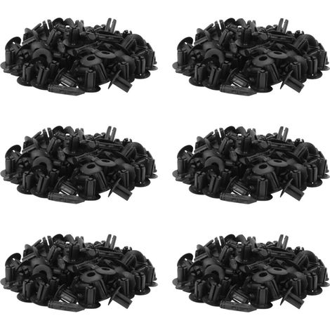 Adatto per 300 rivetti in plastica per pannelli di rivestimento della carenatura della bicicletta, taglio da 6 mm.
