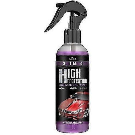 Spray de protection rapide pour voiture, spray de polissage haute protection, sans eau (1/5)