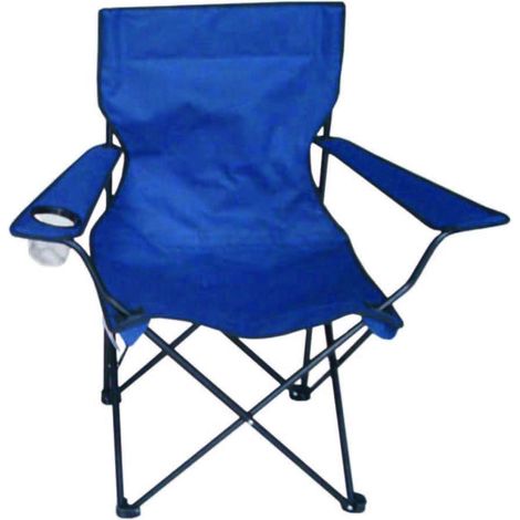 Sedia da pescatore in acciaio pieghevole - cm 52x52x80h