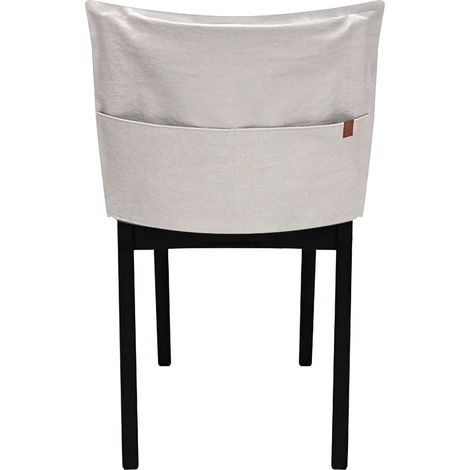 Funda para silla de comedor de estilo minimalista - Gris claro - L