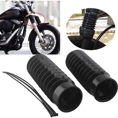 Cache-poussière de fourche de suspension avant pour Harley-Davidson Dyna Streetfighter Fat King Roadway Softtail Breaker