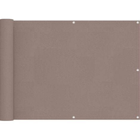 Balcony Screen 75 x 200 cm PU coated oxford alu vidaXL