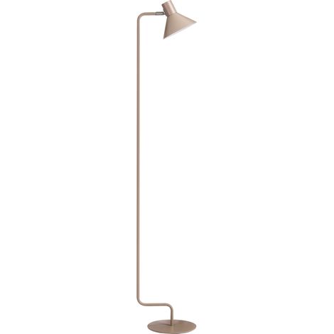 Floor Lamp Beige Metal 154 cm Adjustable Cone Shade On-Off Switch Bedroom Living Room Home Office Lighting Industrial Design RIMAVA