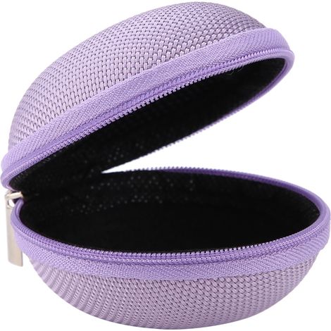 Étui de voyage pour 7 huiles essentielles, trousse de transport violette portable (1/5)
