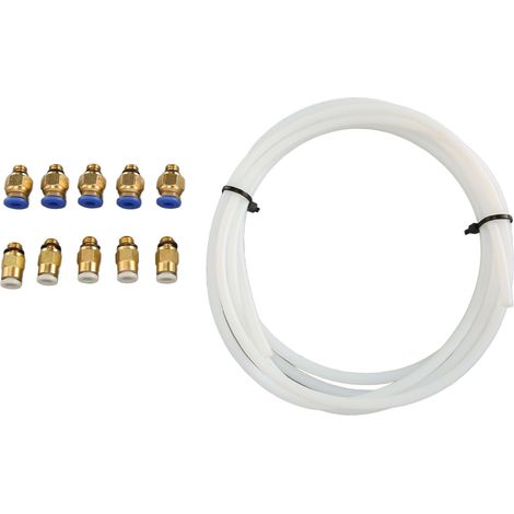 PTFE-Schlauch mit PC4 M6 Pneumatikanschlüssen KJH04 M6 für 1,75 mm PLA/ABS-Filament für Bambu Lab 3D-Drucker (1/5)