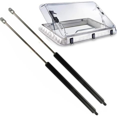 Replacement gas struts compatible with Seitz Heki 2 skylight accessories for caravans or motorhomes (1/5)