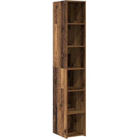 Haut Armoire Bois ancien 30 x 41 x 185 cm Bois d'ingénierie vidaXL (1/5)