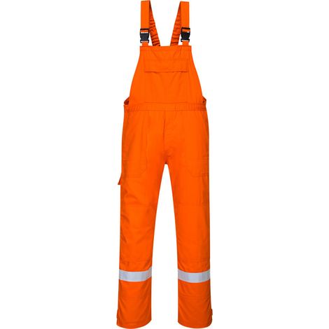 Cotte à bretelles Bizflame Plus couleur : Orange taille XXL - PORTWEST