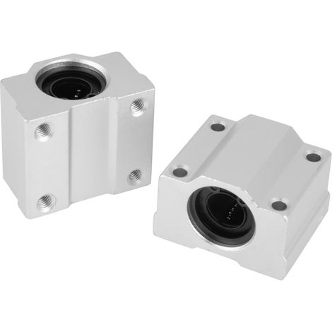 4-teiliges Set SCS12UU 36 x 42 x 28 mm Aluminium-Linearführungs-Kugellager-Gleitblöcke (1/5)