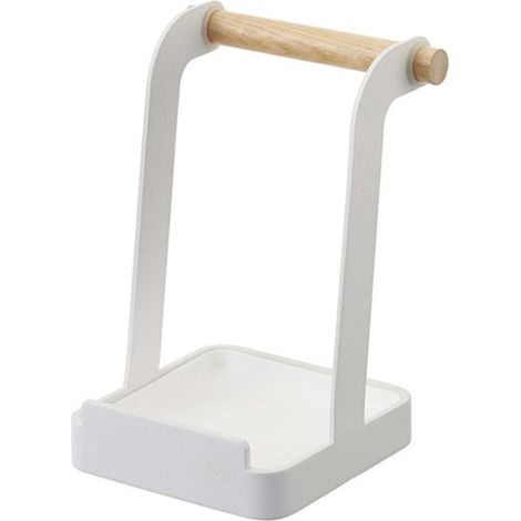 Support Multifonction Pour Couvercle Et Cuillère, Support Pour Cuillère Et Louches, Support Pour Ustensiles De Cuisine, Support Pour Planche À Découper, Repose-Cuillère,Blanc