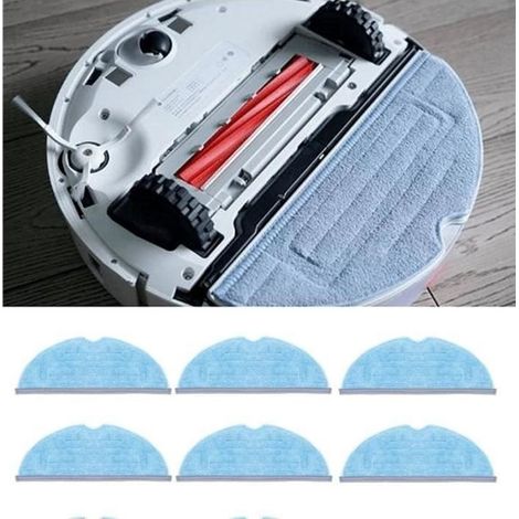 Cloths of Replacement for Vacuum Roborock T7 T7plus S7,Cloth of Cleaning for Vacuum Roborock - Set of 6 (1/4)