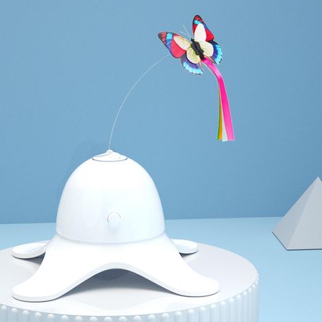 Jouet électrique pour chat, bâtonnet interactif en forme de papillon (1/2)