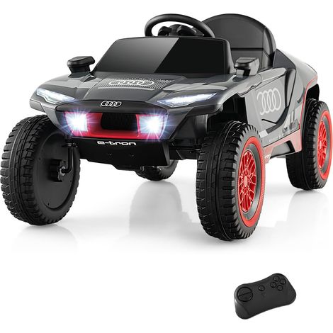 GOPLUS Voiture Electrique Enfants 12V 3 Ans+-Audi Quad 1 Place Charge 25KG avec Télécommande 2,4G-Musique/Lumières LED-3-6,5 km/h (1/5)