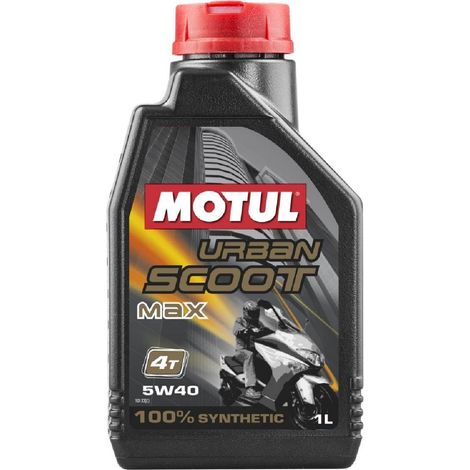 4x Huile Motul Urban Scoot 4T Max 5W40 bidon de 1 Litre