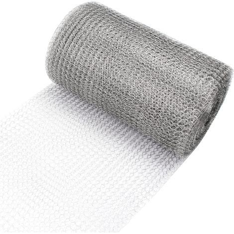 Roll of Stainless Steel Wire Mesh 9m x 12.7cm 5mm Mesh Anti-Rodent for Garden Ventilation (1/5)
